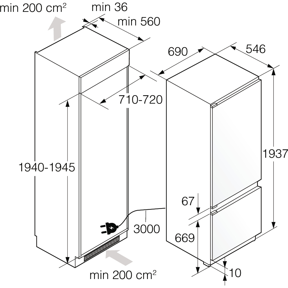 Холодильник ASKO RBC297SND1.P