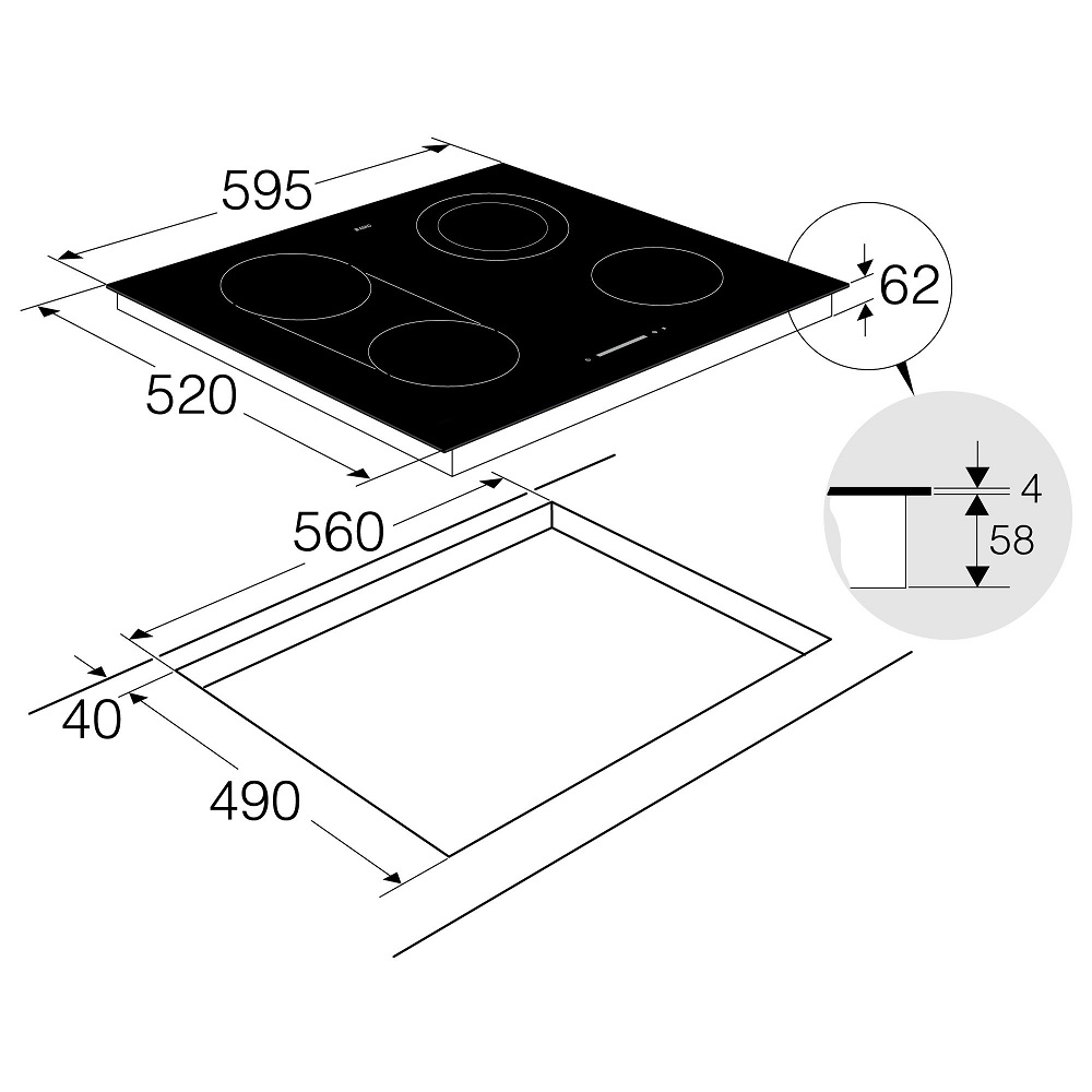 Варочная панель ASKO HCL634G
