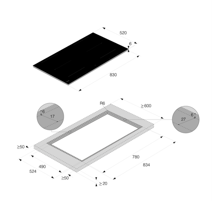 Варочная панель ASKO HIHD854MM