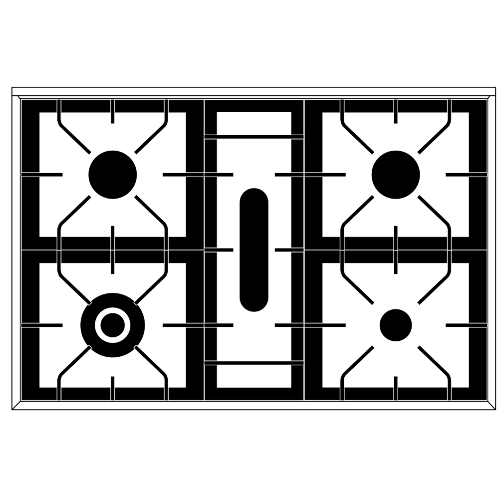 Кухонный блок ILVE Professional Plus P09PWE3