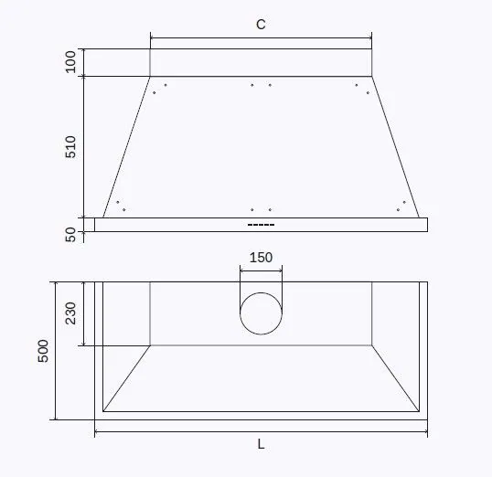 Кухонная вытяжка ILVE ANB120
