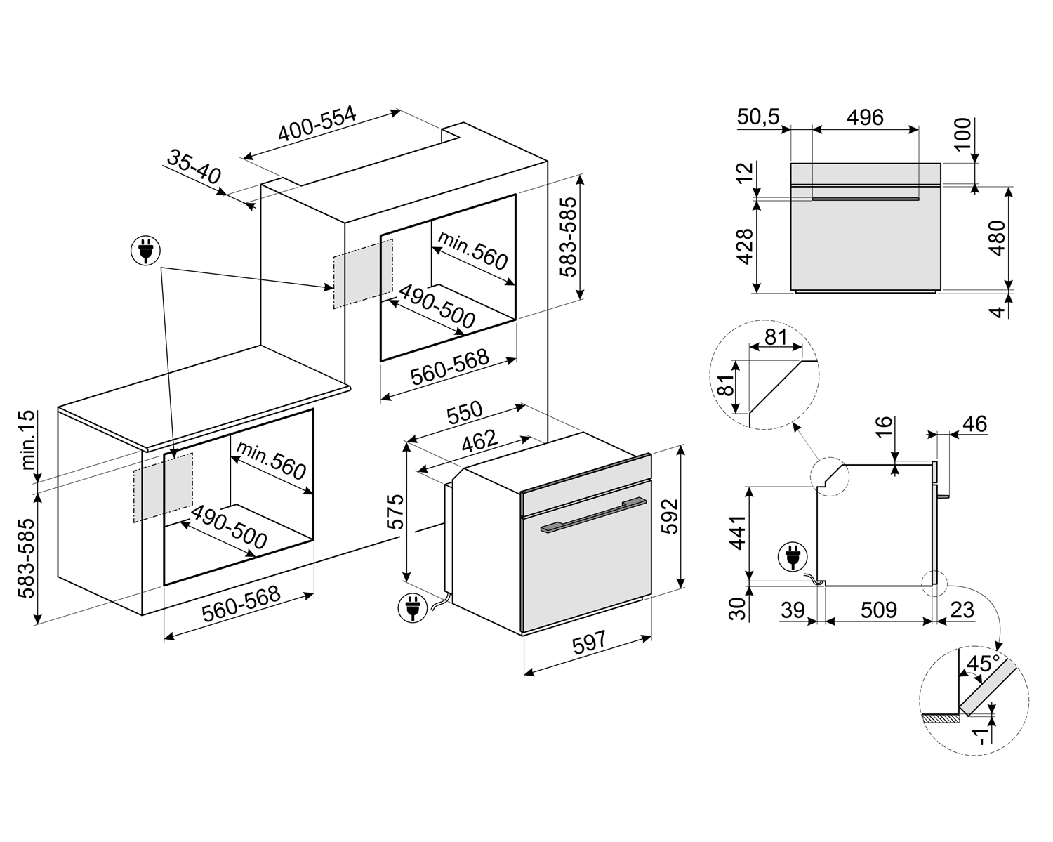 Духовой шкаф SMEG SOP6102TB3