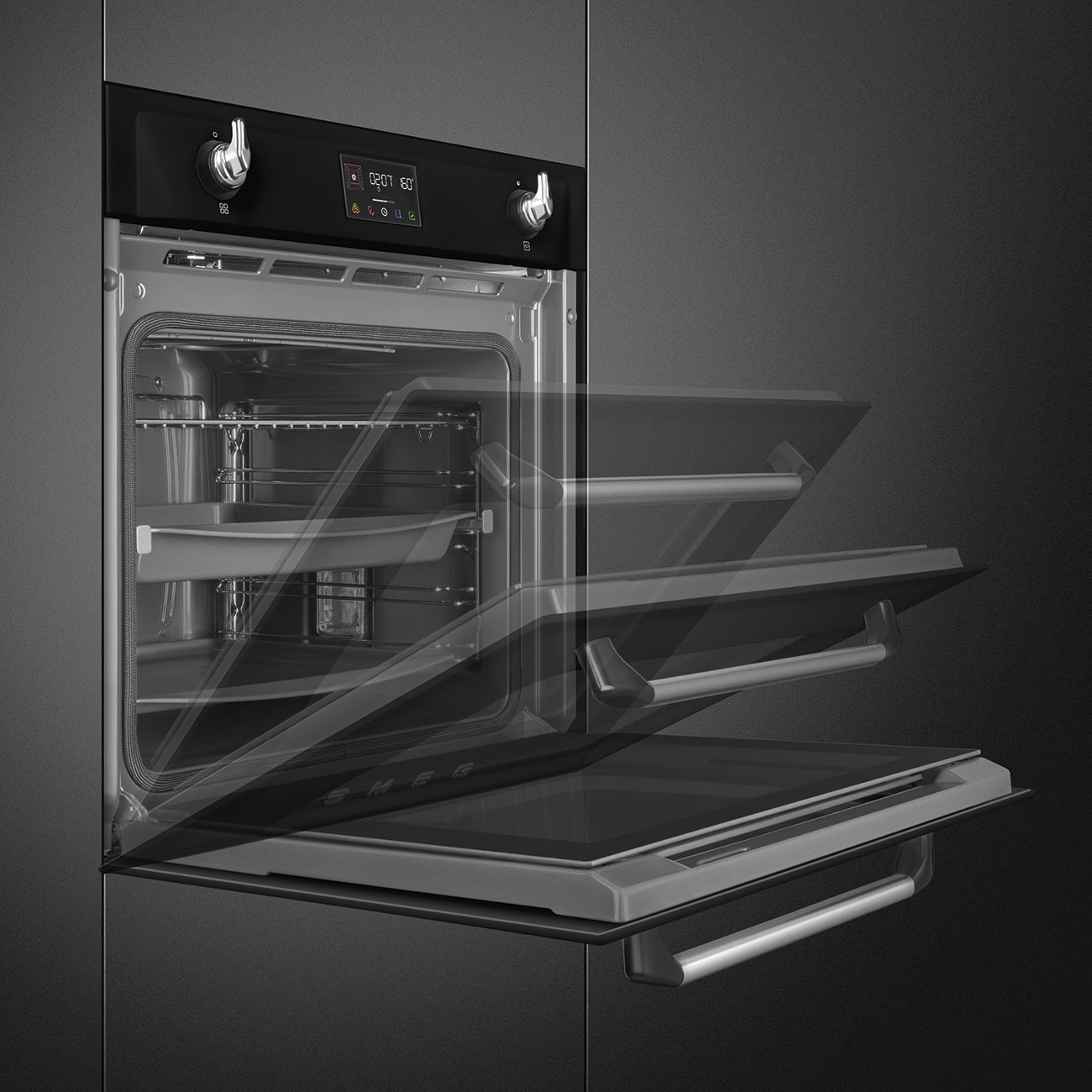 Духовой шкаф SMEG SOP6902S2PN