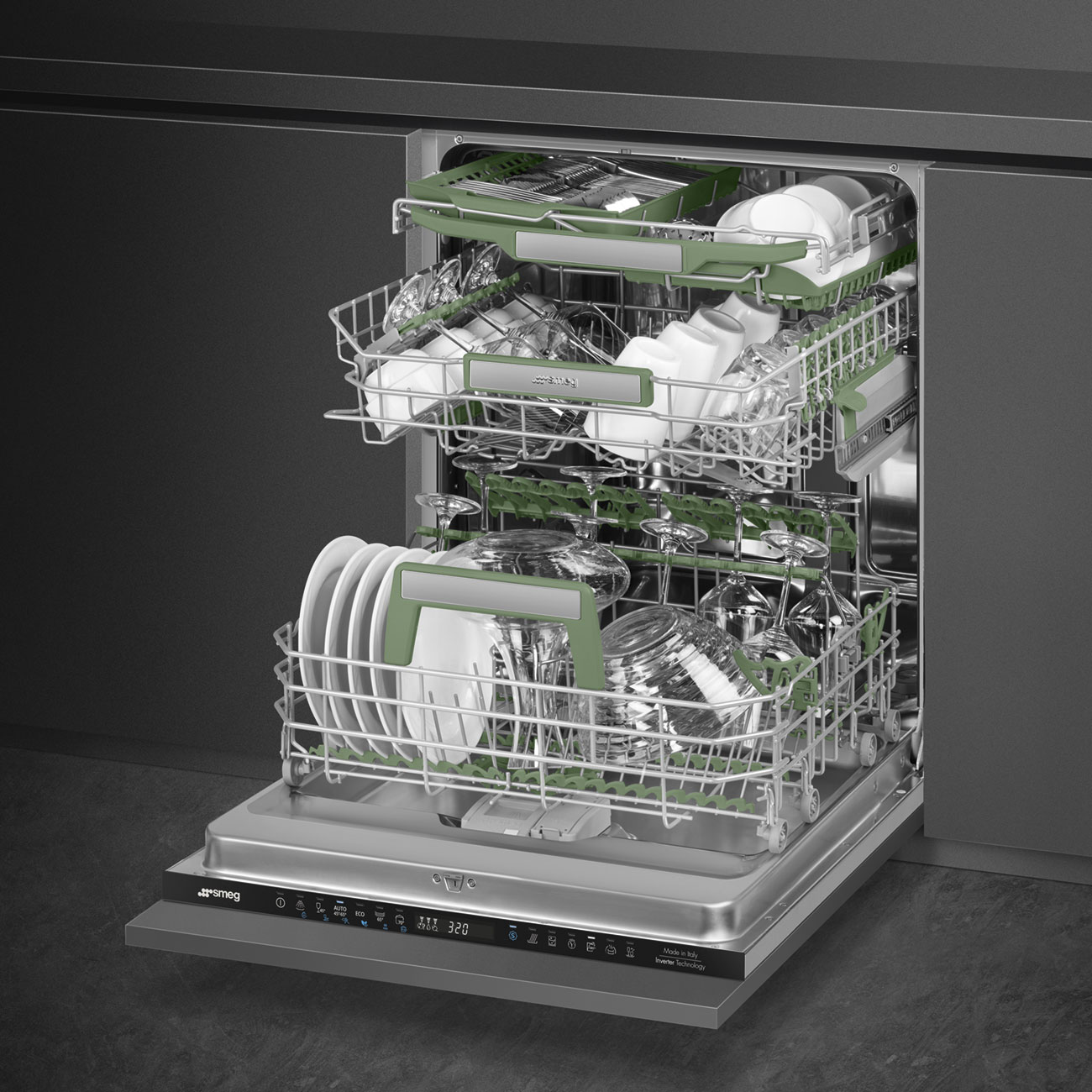 Посудомоечная машина SMEG STL7322BQL