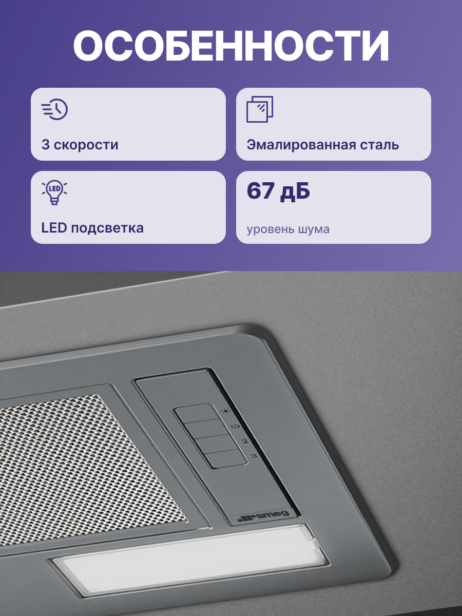 Вытяжка SMEG KSG52HE