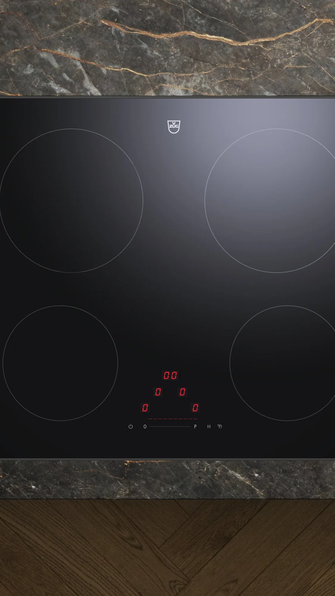 Индукционная варочная панель V-ZUG CookTop V2000 I804 CTI2T-31146